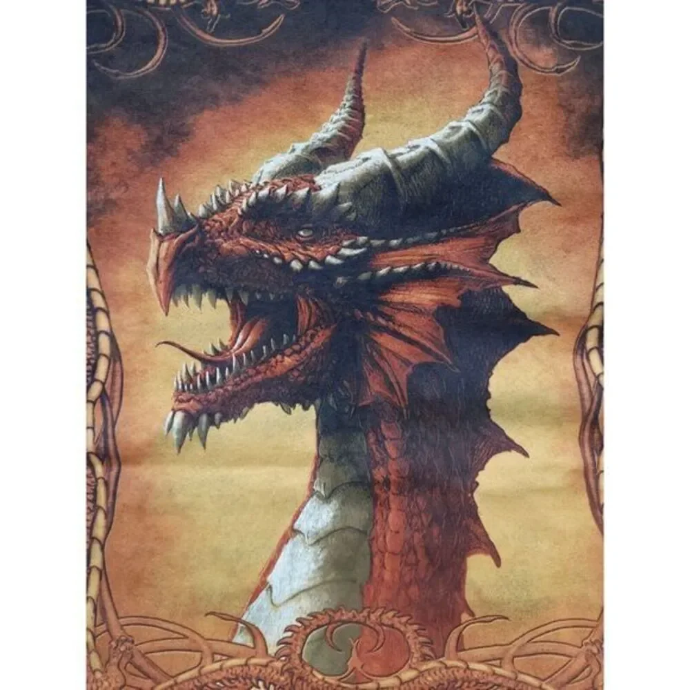 Kerem Beyit Fantasy Dragon Tie Dye T‎ Shirt 2010 Mens XL